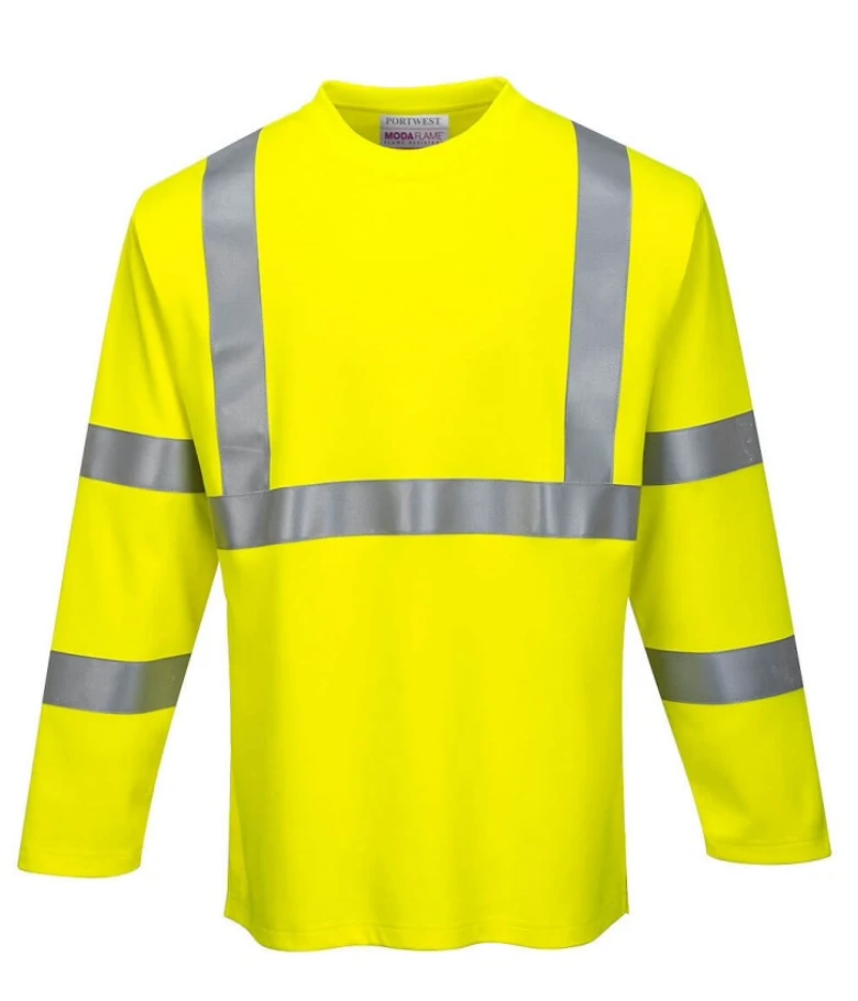 Flame Resistant Hi-Vis Long Sleeve T-Shirt