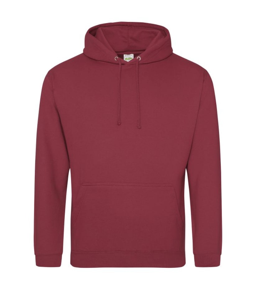 Brick Red College Hoodies