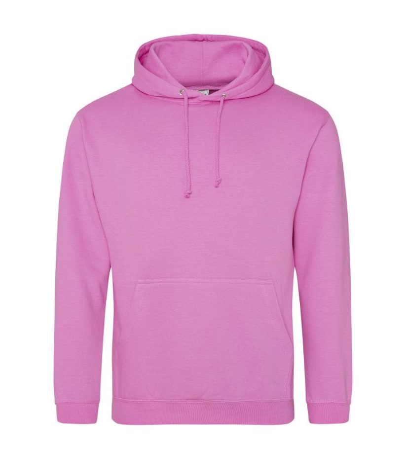 Candyfloss Pink College Hoodies