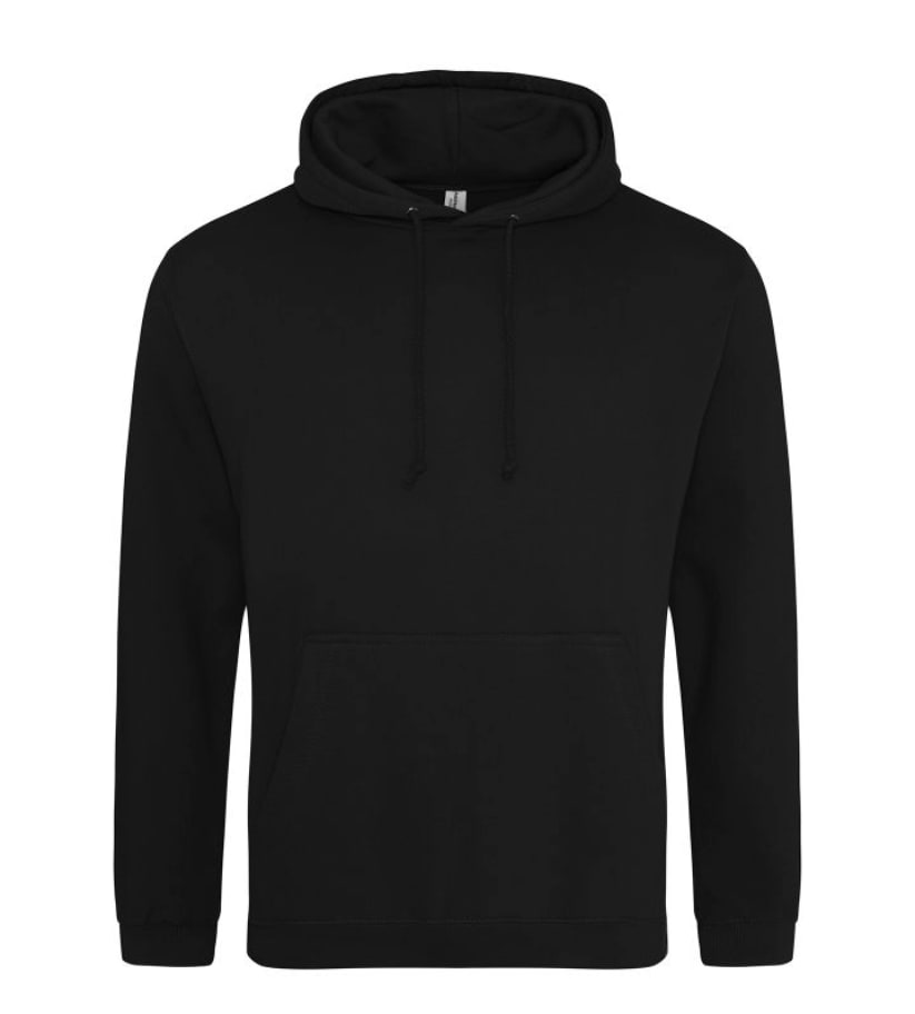 Deep Black College Hoodies