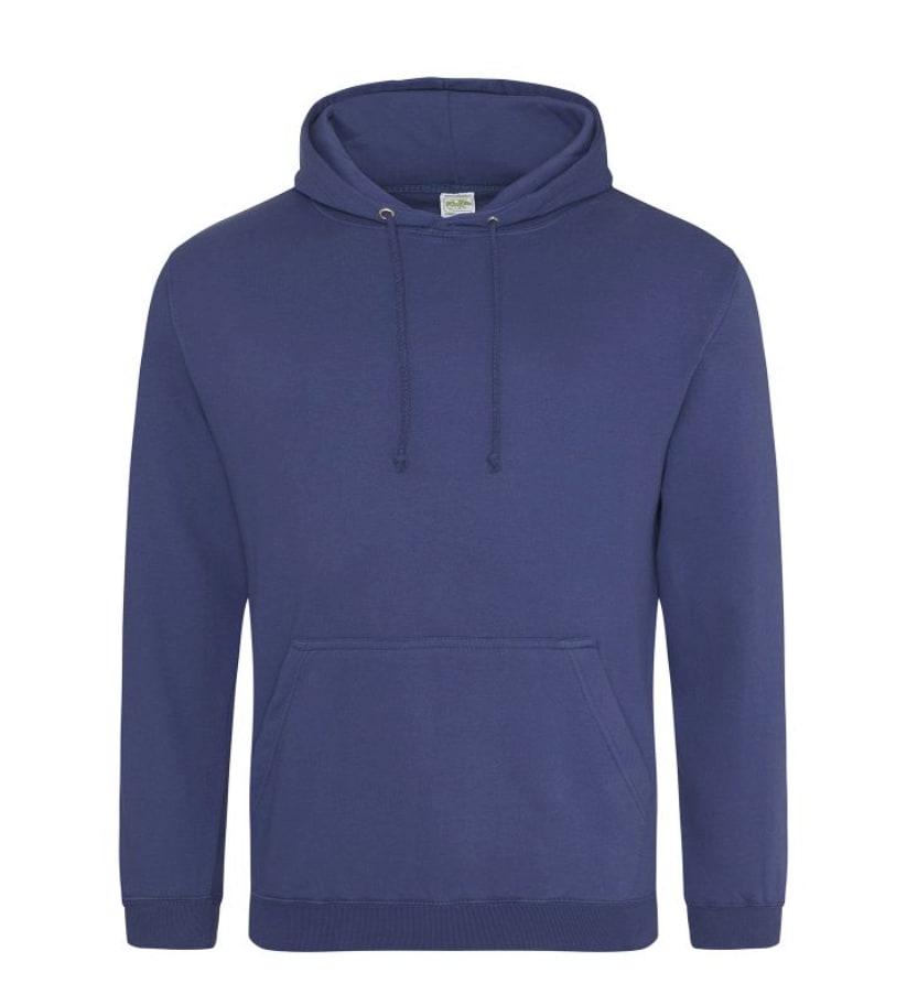 Denim Blue College Hoodies