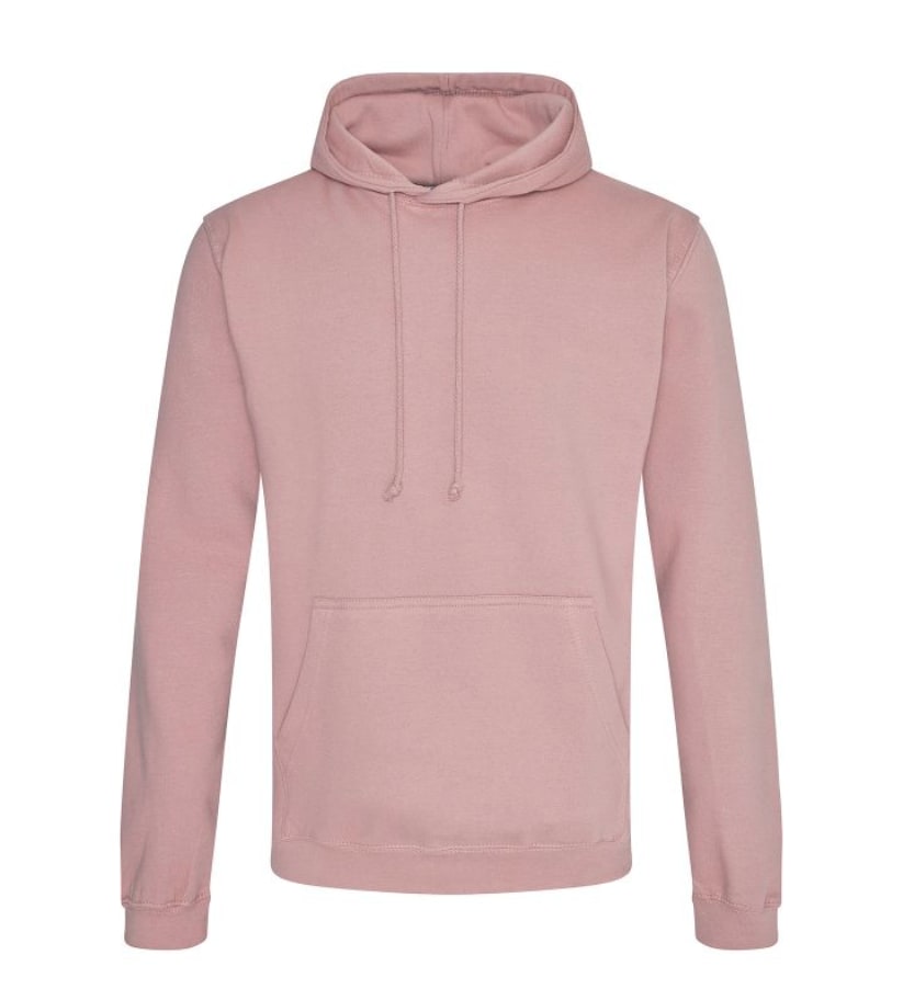Dusty Pink College Hoodies