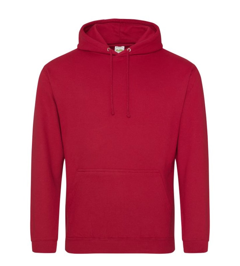 Fire Red College Hoodies