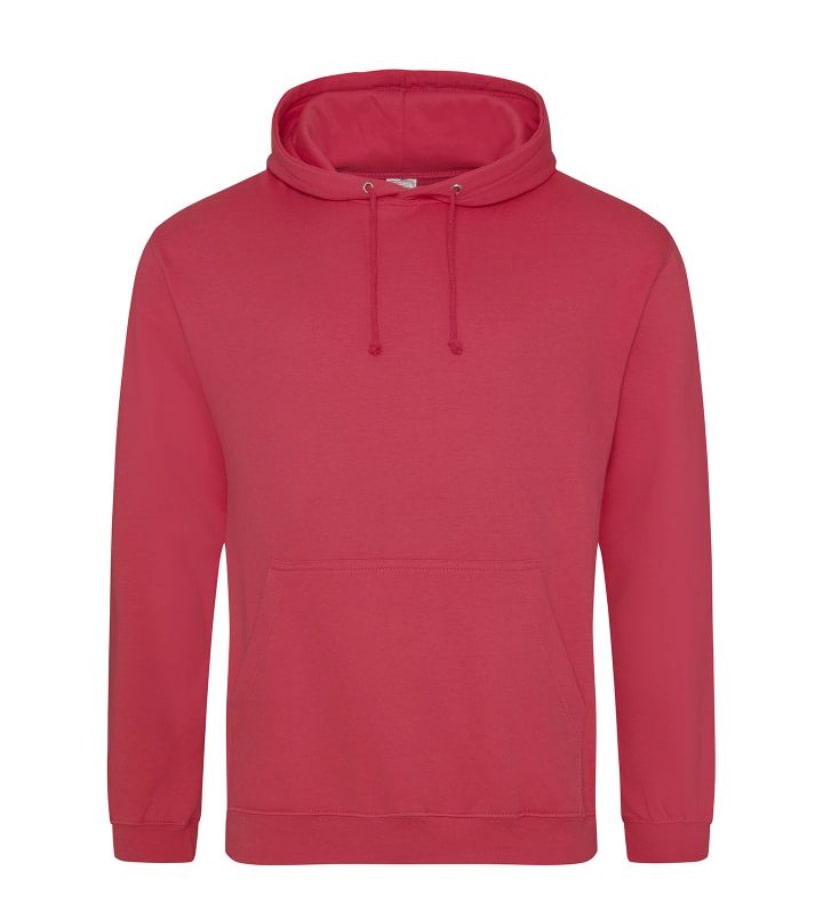 Lipstick Pink College Hoodies