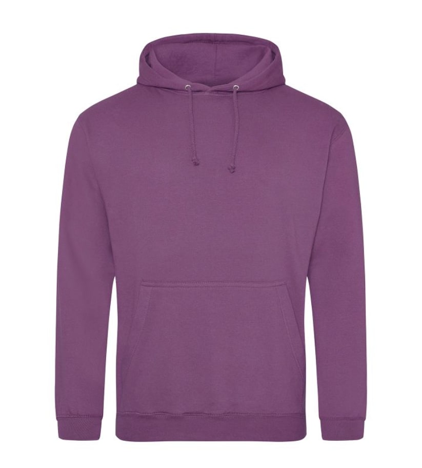 Pinky Purple College Hoodies
