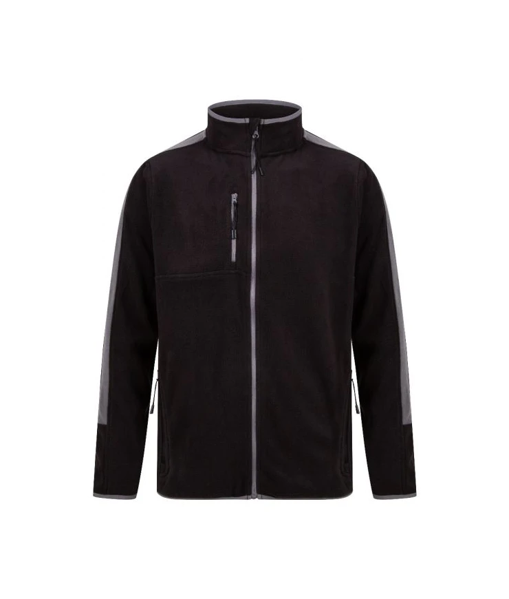 Black/Gun Metal Contrast Fleece