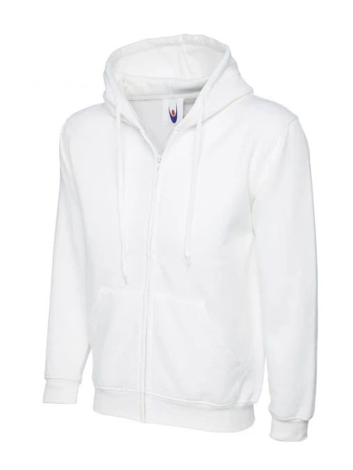 White Full Zip