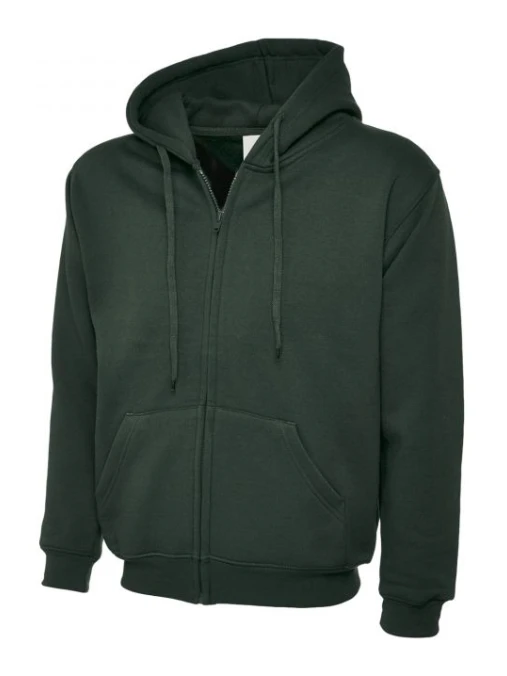 Bottle Green Full Zip