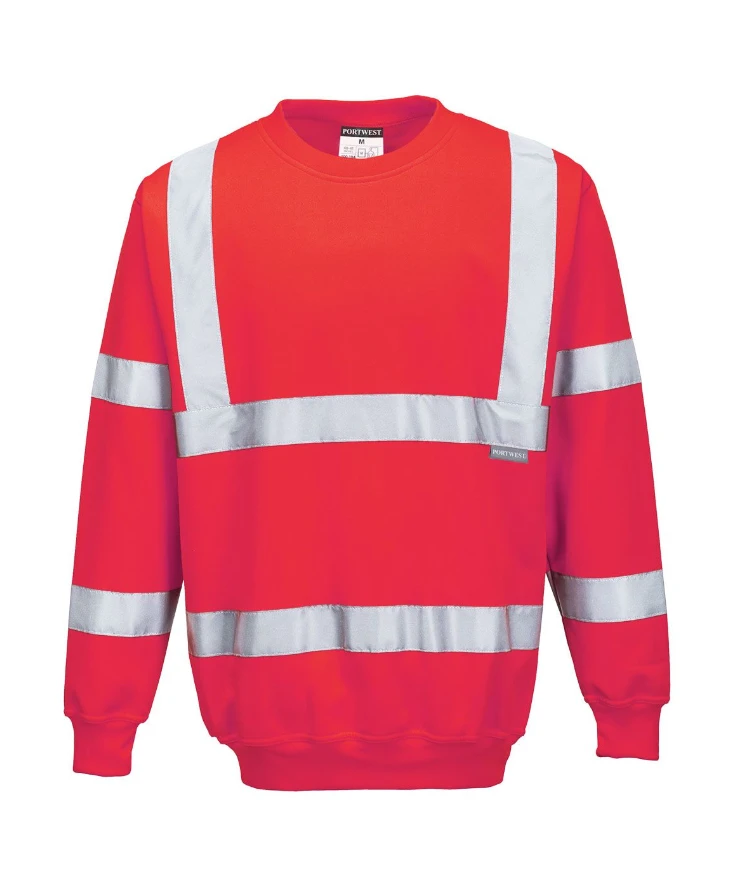 Red Hi Vis Sweatshirt