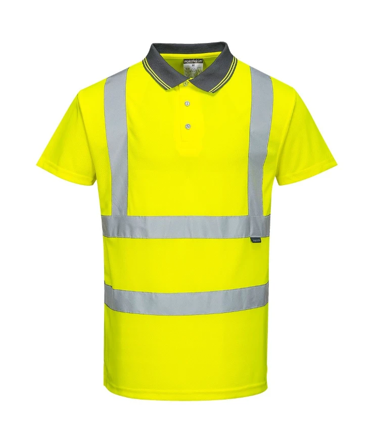 Hi Vis Short Sleeve Polo