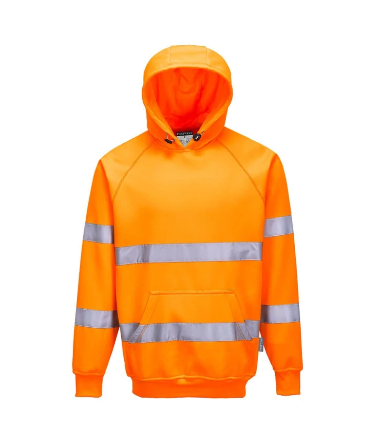 Hi Vis Hooded Sweatshirt