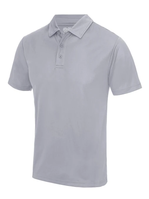 Heather Grey Just Cool Polo