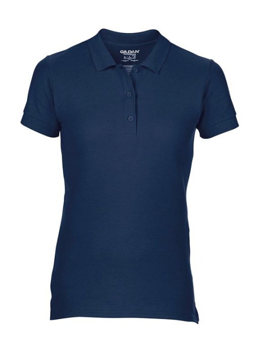 Navy Ladies Cotton Polo