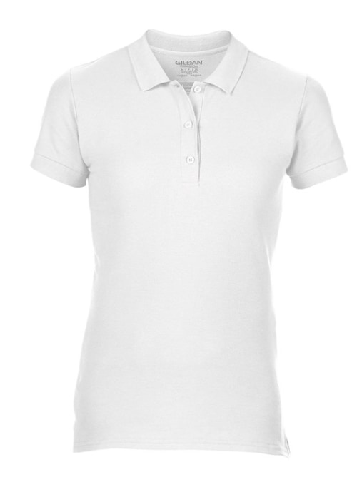 White Ladies Cotton Polo