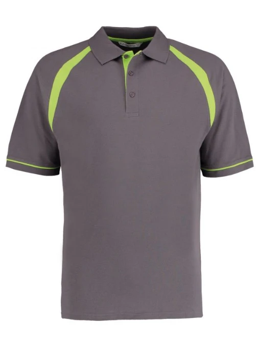 Charcoal/Lime Oak Hill Polo