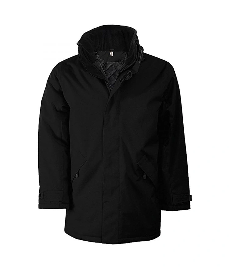 Dark Grey/Black Parka Jacket