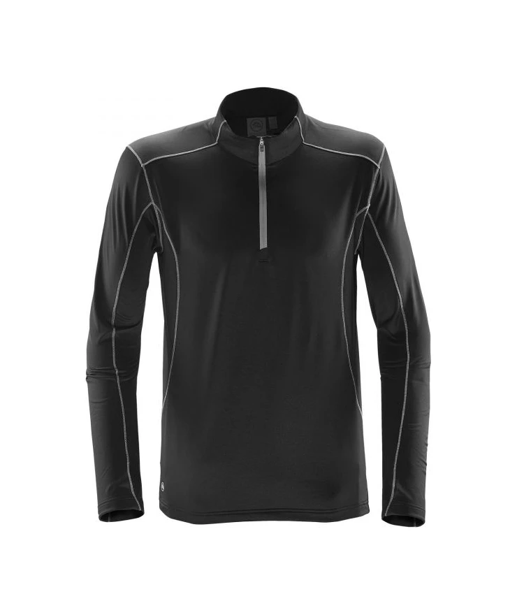 Black/Carbon Pulse 1/4 Zip fleece
