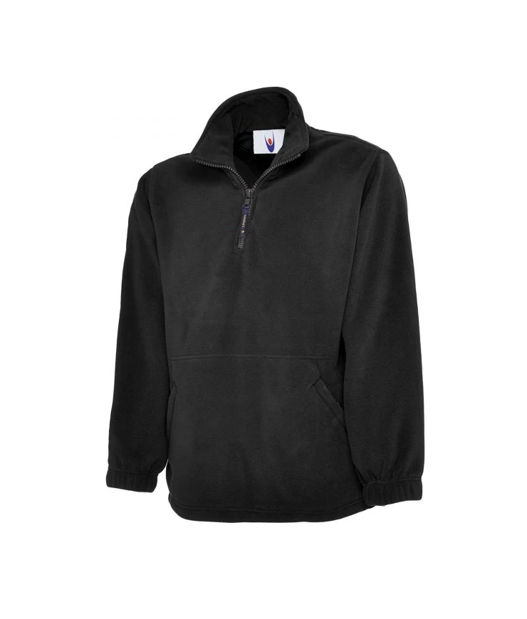 Black 1/4 Zip Micro Fleece