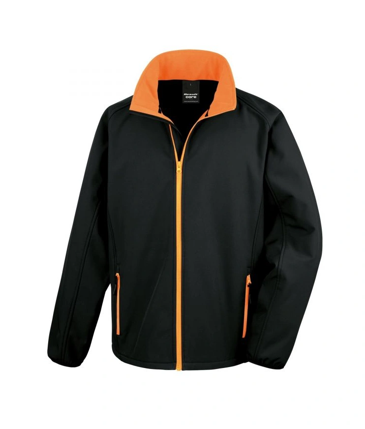 Black/Orange Result Softshell