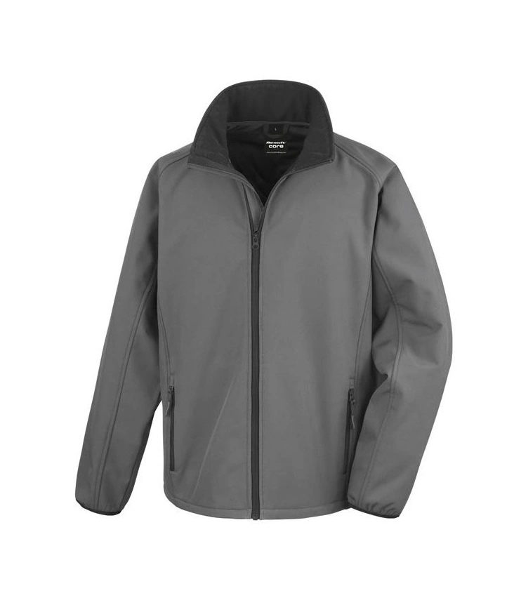 Charcoal/Black Result Softshell
