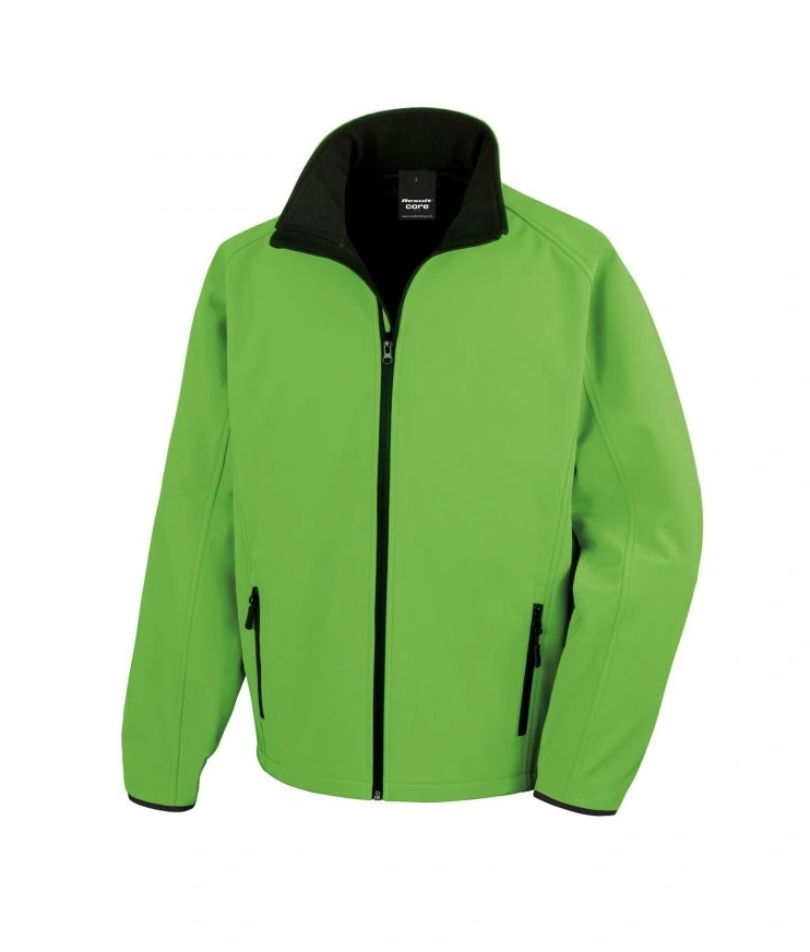 Vivid Green/Black Result Softshell