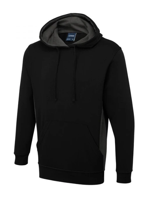 Black/Charcoal Two Tone Hoodie