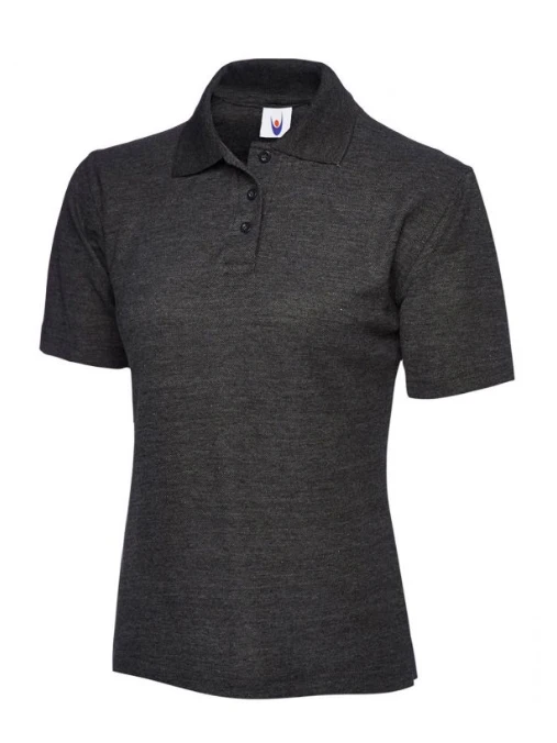 Charcoal Ladies Polo