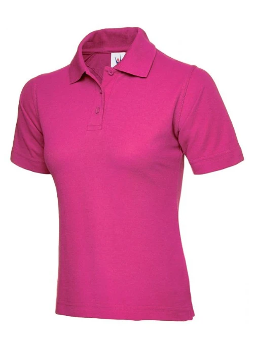 Hot Pink Ladies Polo